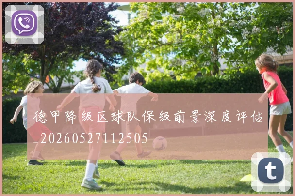 德甲降级区球队保级前景深度评估_20260527112505