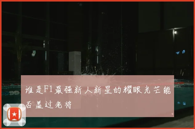 谁是F1最强新人新星的耀眼光芒能否盖过老将